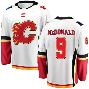 White Men's Lanny McDonald Breakaway Calgary Flames Away Jersey