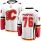White Men's Martin Pospisil Breakaway Calgary Flames Away Jersey