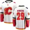 White Men's Samuel Honzek Breakaway Calgary Flames Away Jersey