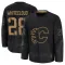White Men's Zach Whitecloud Premium Calgary Flames Black 2024 Military Appreciation Practice Jersey