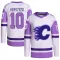 White/Purple Youth Kris Versteeg Authentic Calgary Flames Hockey Fights Cancer Primegreen Jersey
