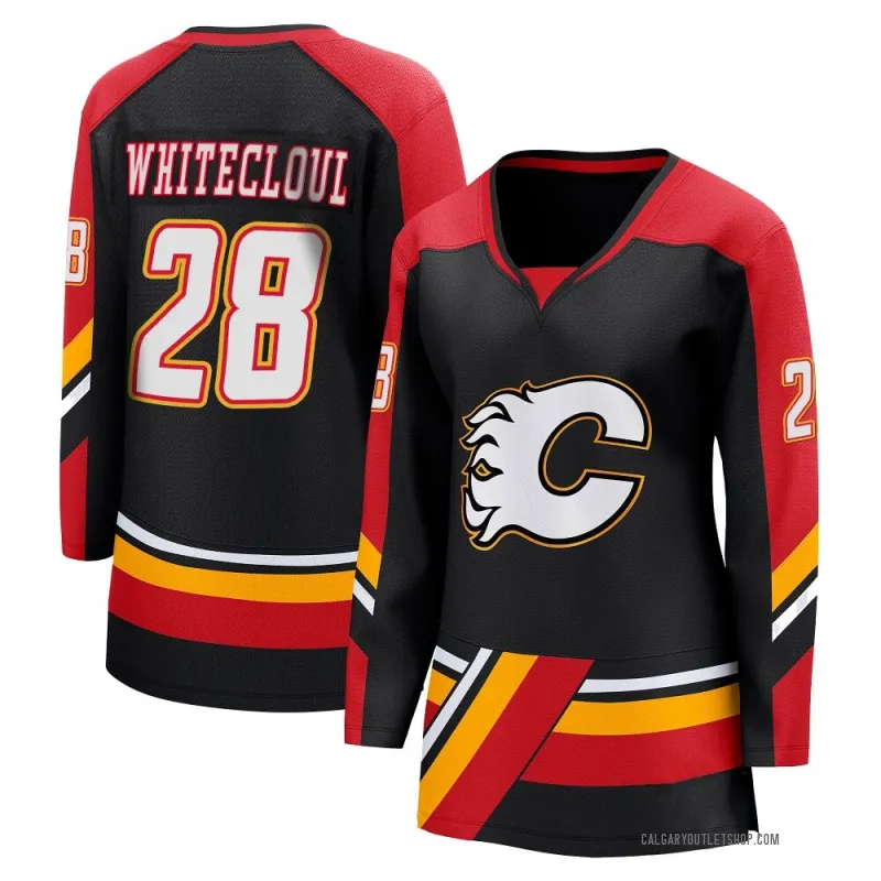 White Women's Zach Whitecloud Breakaway Calgary Flames Black Special Edition 2.0 Jersey