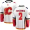 White Youth Al MacInnis Breakaway Calgary Flames Away Jersey