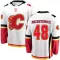 White Youth Hunter Brzustewicz Breakaway Calgary Flames Away Jersey
