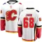 White Youth Jaromir Jagr Breakaway Calgary Flames Away Jersey