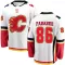 White Youth Joel Farabee Breakaway Calgary Flames Away Jersey