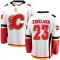 White Youth Justin Kirkland Breakaway Calgary Flames Away Jersey