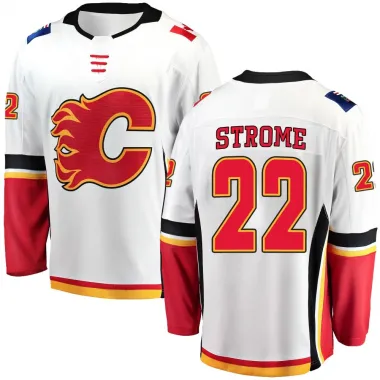 White Youth Ryan Strome Breakaway Calgary Flames Away Jersey