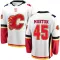 White Youth Sam Morton Breakaway Calgary Flames Away Jersey