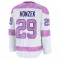 White Youth Samuel Honzek Premium Calgary Flames 2024 Hockey Fights Cancer Practice Jersey