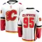 White Youth Victor Olofsson Breakaway Calgary Flames Away Jersey